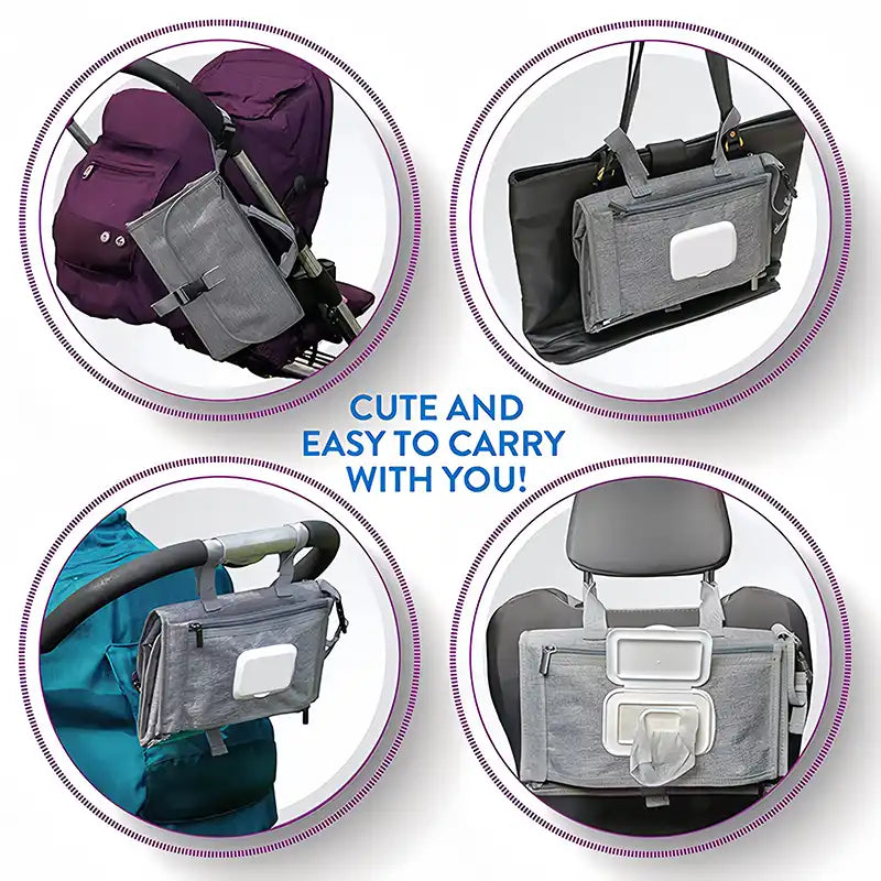 Portable Waterproof Diaper Changing Mat for Babies