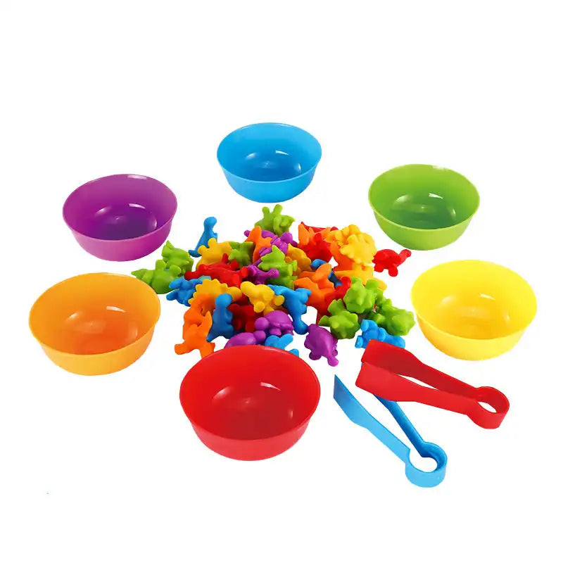 Children's Rainbow Animal Matching Montessori Toy - CutePopToy
