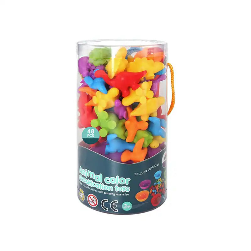 Children's Rainbow Animal Matching Montessori Toy - CutePopToy