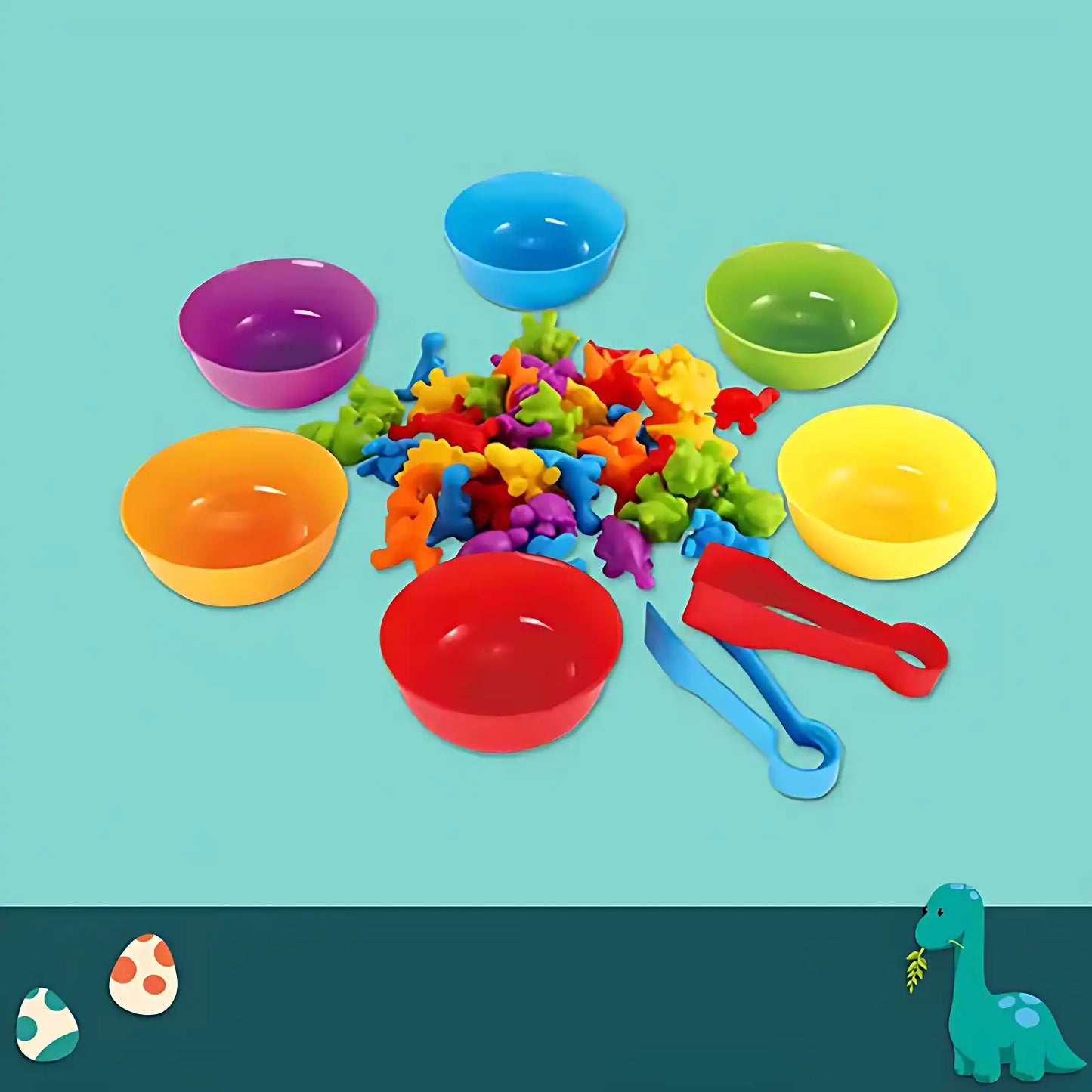 Children's Rainbow Animal Matching Montessori Toy - CutePopToy