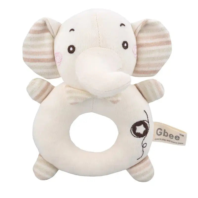 Soft Plush Rattle Set for Babies 0-6 Months