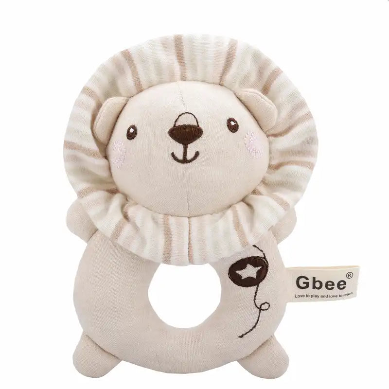 Soft Plush Rattle Set for Babies 0-6 Months