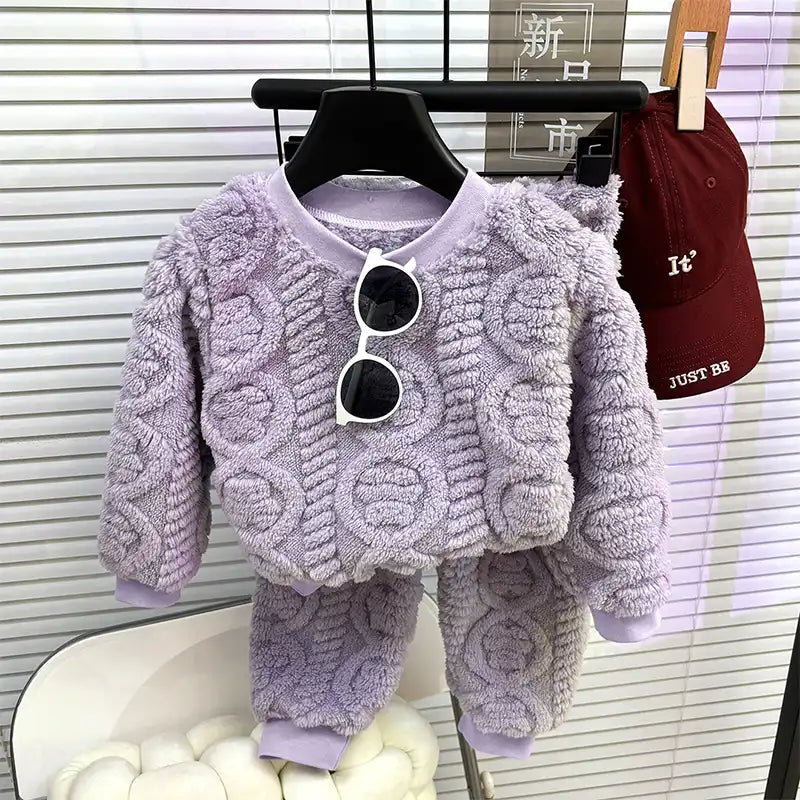 Soft and Comfy Flannel Pajama Set for Boys and Girls
