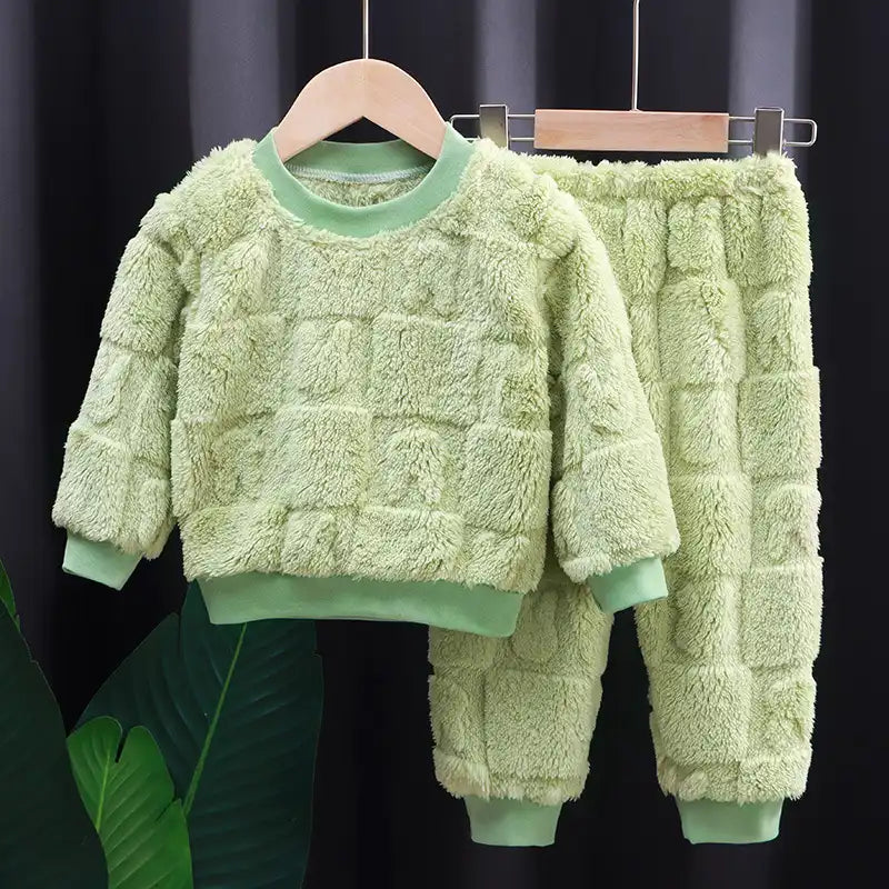 Soft and Comfy Flannel Pajama Set for Boys and Girls