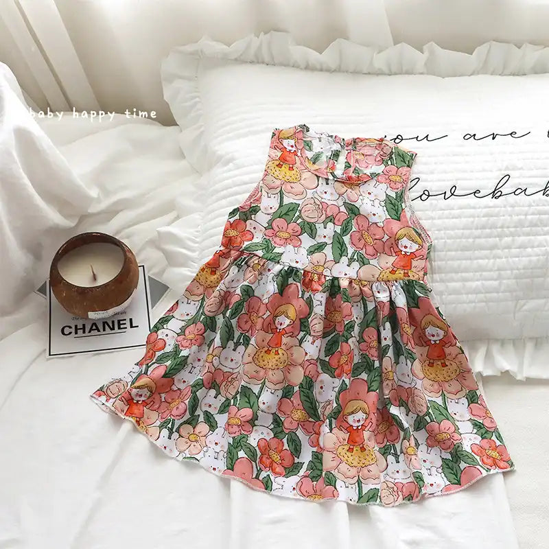 Sweet Baby Girl's Sleeveless Summer Dress
