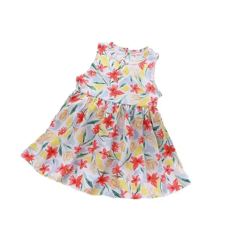 Sweet Baby Girl's Sleeveless Summer Dress
