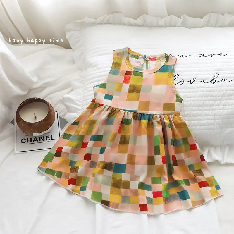 Sweet Baby Girl's Sleeveless Summer Dress