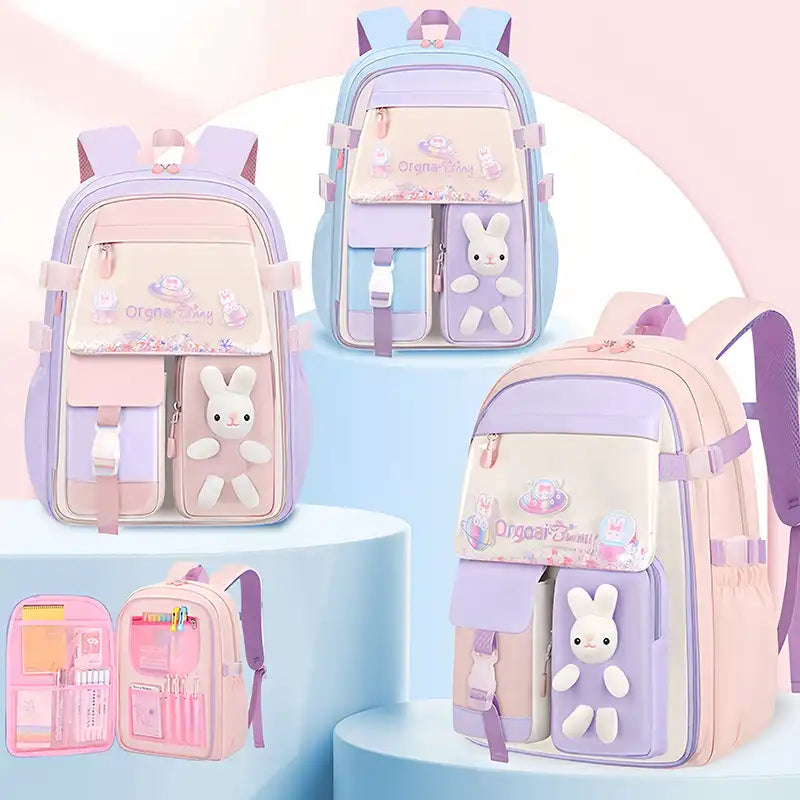 Sweet Rabbit Campus Backpack for Girls 1-6 Years Old