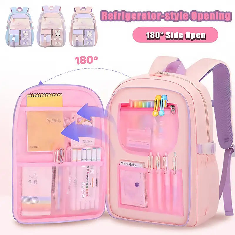 Sweet Rabbit Campus Backpack for Girls 1-6 Years Old
