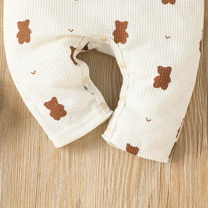 Teddy Bear Jumpsuit & Hat Set - CutePopToy