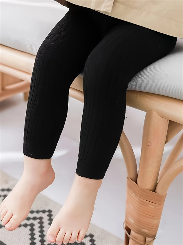 Toddler Baby Girls Soft Knit Leggings - CutePopToy
