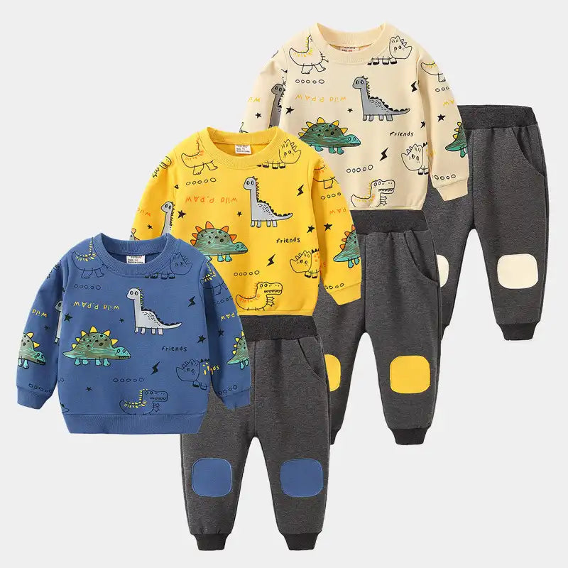 Toddler Dinosaur Tops and Pants Set - CutePopToy