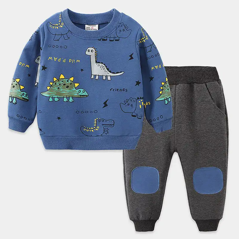 Toddler Dinosaur Tops and Pants Set - CutePopToy