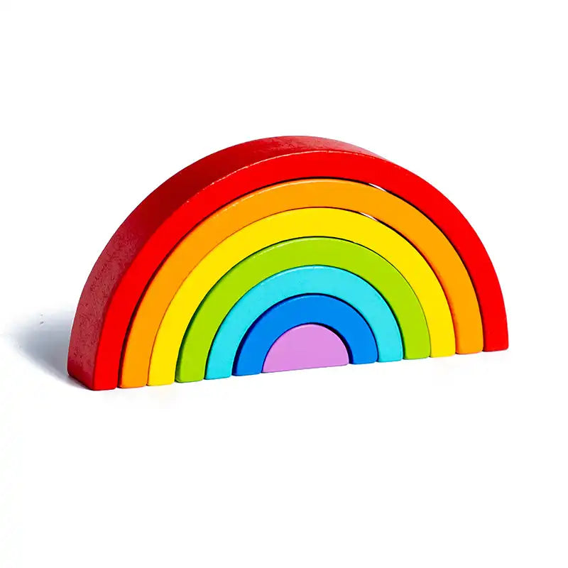 Toddlers Montessori Rainbow Arch Playset - CutePopToy