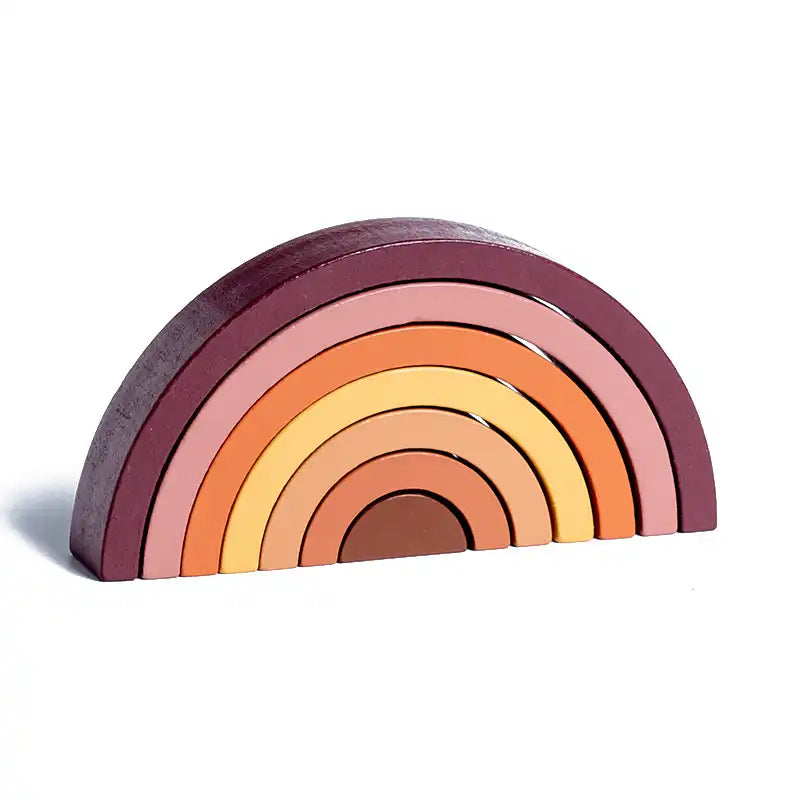 Toddlers Montessori Rainbow Arch Playset - CutePopToy