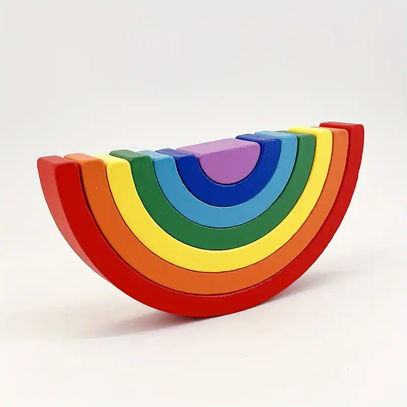Toddlers Montessori Rainbow Arch Playset - CutePopToy