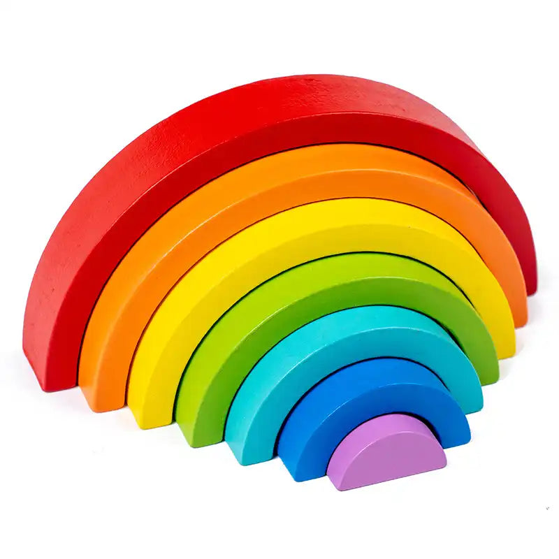 Toddlers Montessori Rainbow Arch Playset - CutePopToy