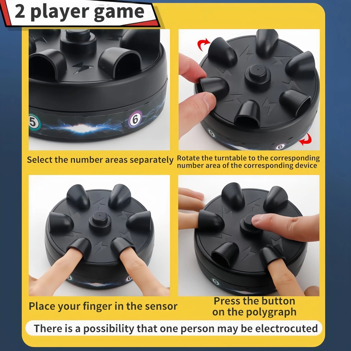 Truth or Shock | Interactive Electric Finger Shock Game - CutePopToy