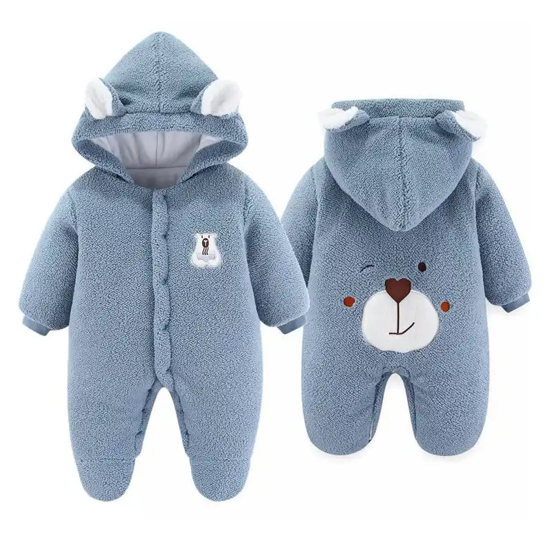 Ultra Warm Winter Baby Plush Onesie - CutePopToy