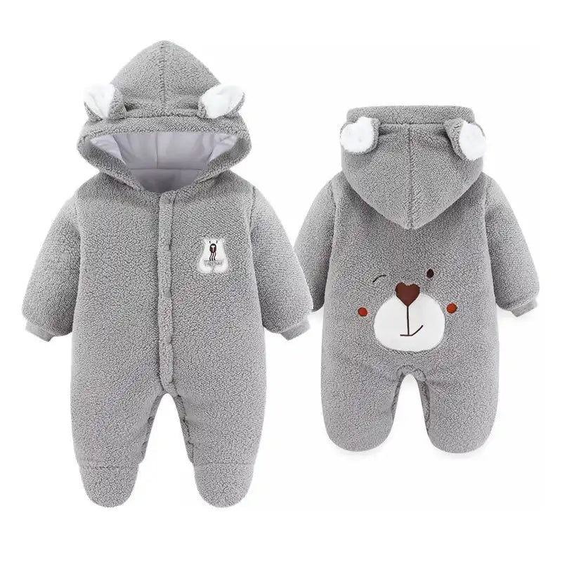 Ultra Warm Winter Baby Plush Onesie - CutePopToy