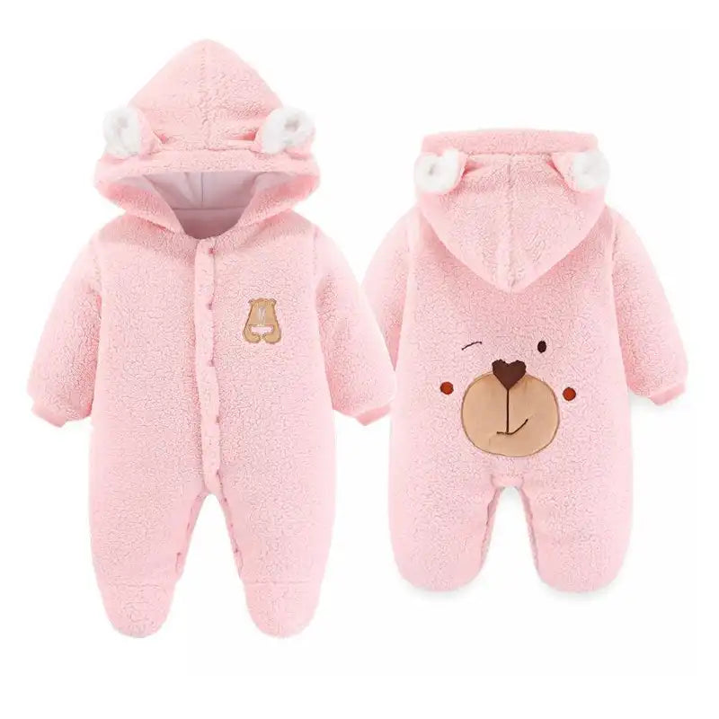 Ultra Warm Winter Baby Plush Onesie - CutePopToy