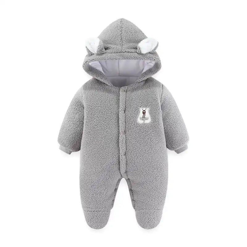Ultra Warm Winter Baby Plush Onesie - CutePopToy