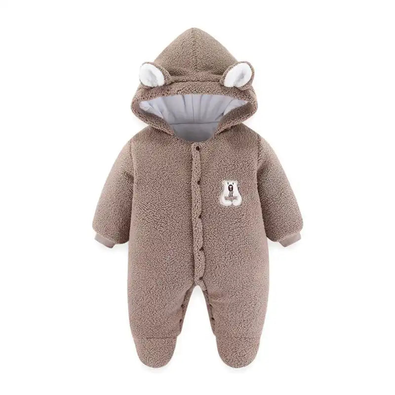Ultra Warm Winter Baby Plush Onesie - CutePopToy