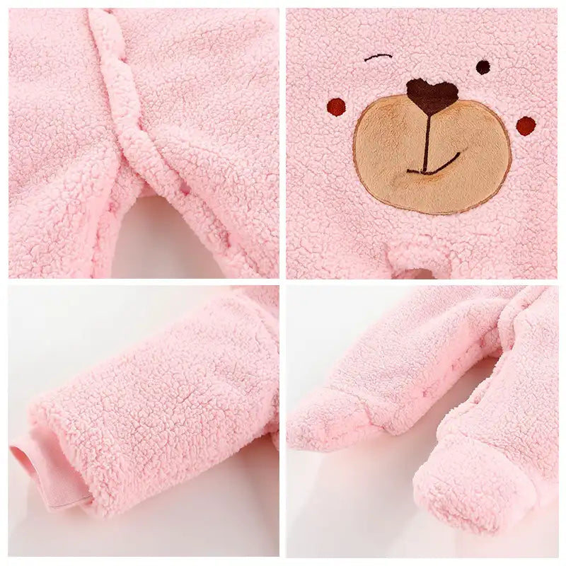 Ultra Warm Winter Baby Plush Onesie - CutePopToy