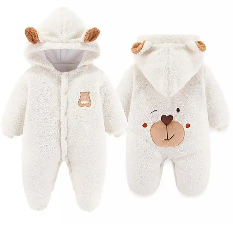 Ultra Warm Winter Baby Plush Onesie - CutePopToy