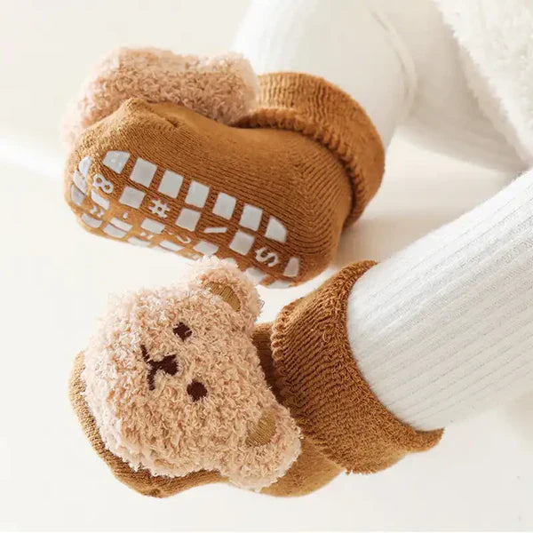 Keep Your Baby’s Feet Warm and Safe with Baby Bear Slipper Socks