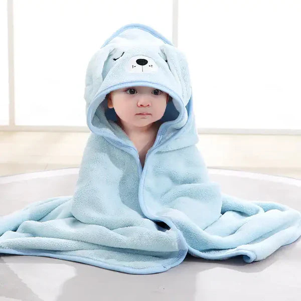 Bath Time Bliss: The Lovable Elephant Hooded Robe for Your Little One