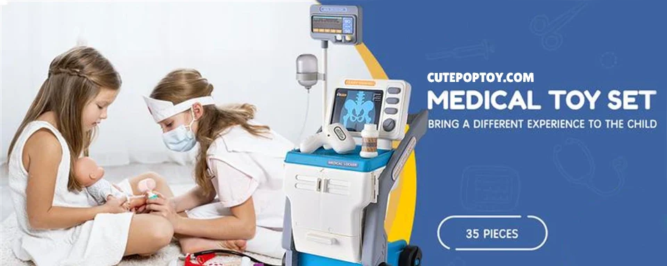 Nurturing Future Healers: Unleash Creativity with the 35-Piece Kids' Doctor Pretend Play Set