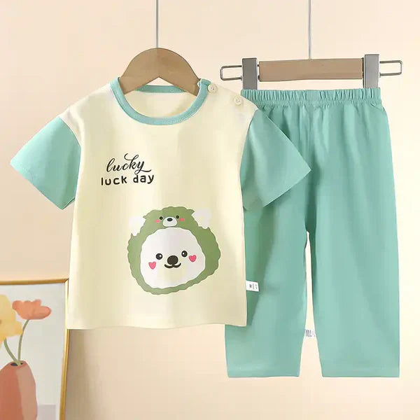 Pure Cotton Summer Pajama Set for Kids: The Secret to Happy Bedtimes Playful Days