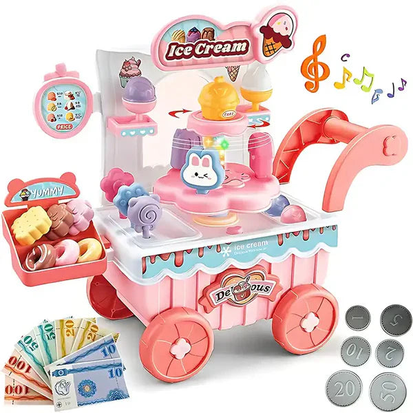The Ultimate Back-to-School Gift: Montessori Ice Cream Truck Playset That Combines Learning & Fun