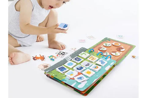 Montessori Toy Enlightenment Sensory Book: Ignite Curiosity and Learning in Your Little Explorer
