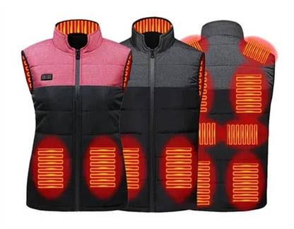 21 Heating Zones Heated Vest with USB Charging