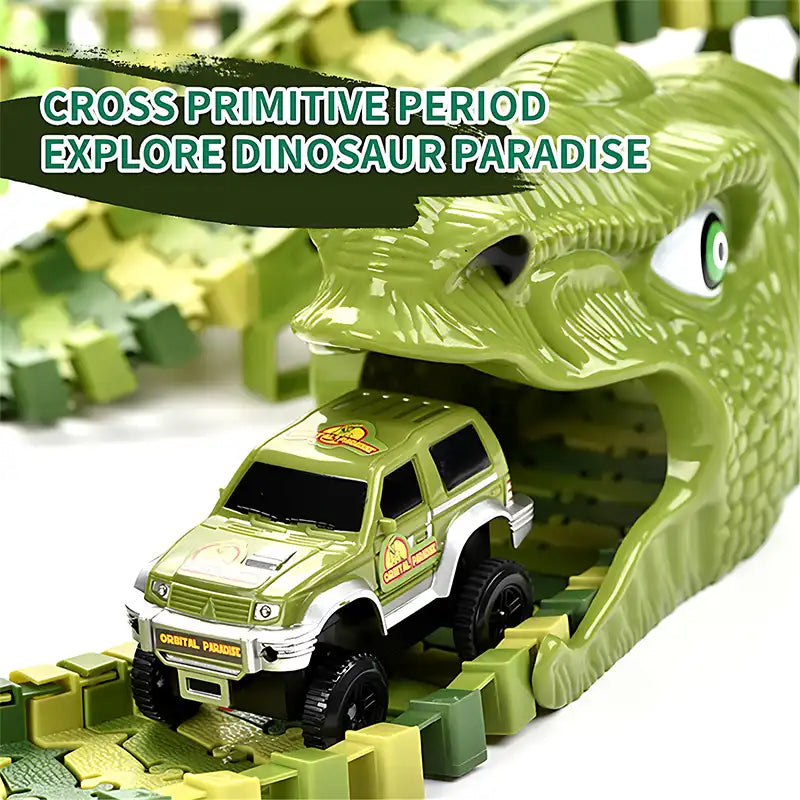 269pcs Deluxe DIY Giant Dinosaur Car Track Set Toys - CutePopToy