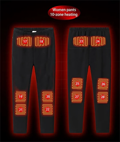 28 Heating Zones Heated Thermal Suit Intelligent Temperature Control 28 Areas Heating Underwears Set