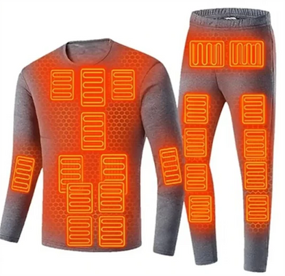 28 Heating Zones Heated Thermal Suit Intelligent Temperature Control 28 Areas Heating Underwears Set