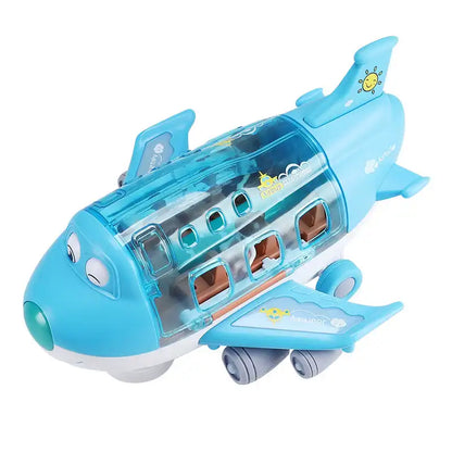 360° Rotating Stunt Plane Children's Toy with Doll and Light - CutePopToy