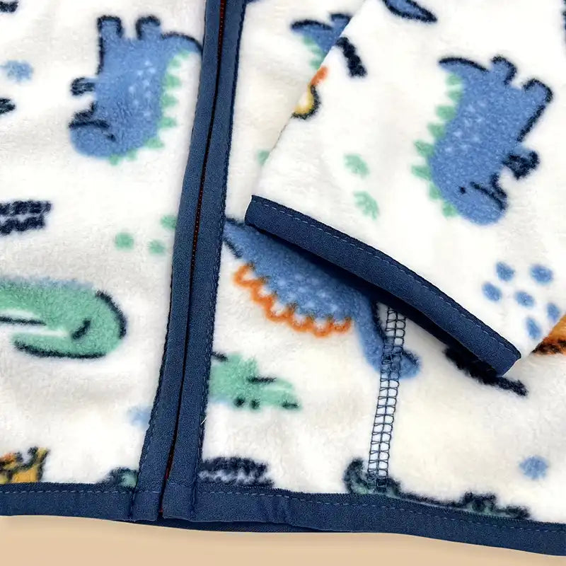 Boys' Cozy Dinosaur Fleece Jacket (Ages 18 Months to 6 Years)