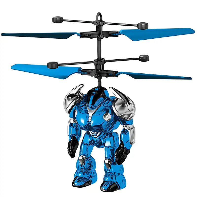 Children's Gesture Controlled Infrared Flying Mecha Warrior Toy