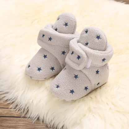 Comfort Fleece Winter Baby High Boots Non-slip for New Walkers - CutePopToy