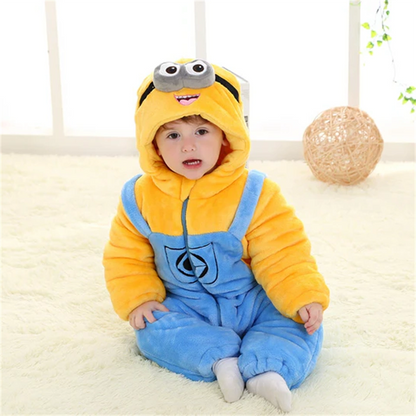 Cozy Winter Cute Baby Onesie Jumpsuit