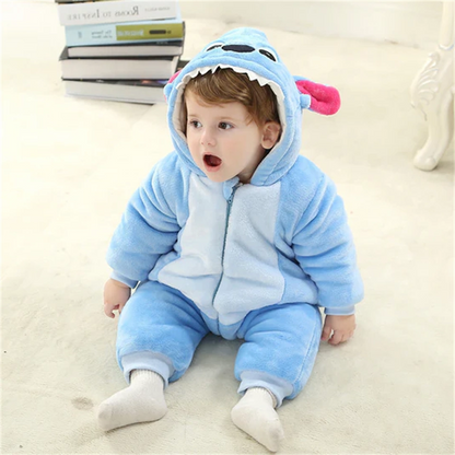 Cozy Winter Cute Baby Onesie Jumpsuit