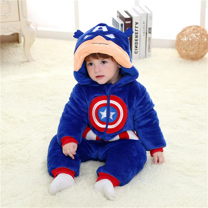 Cozy Winter Cute Baby Onesie Jumpsuit