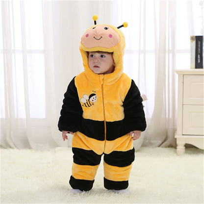 Cozy Winter Cute Baby Onesie Jumpsuit