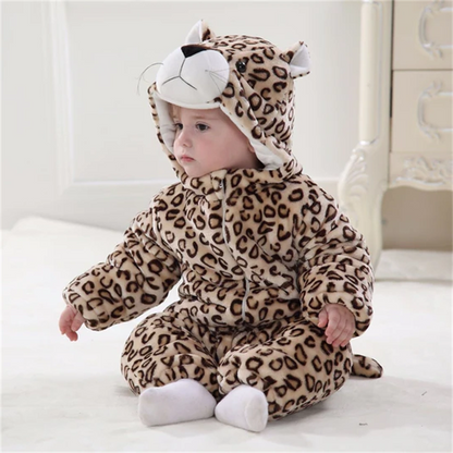 Cozy Winter Cute Baby Onesie Jumpsuit