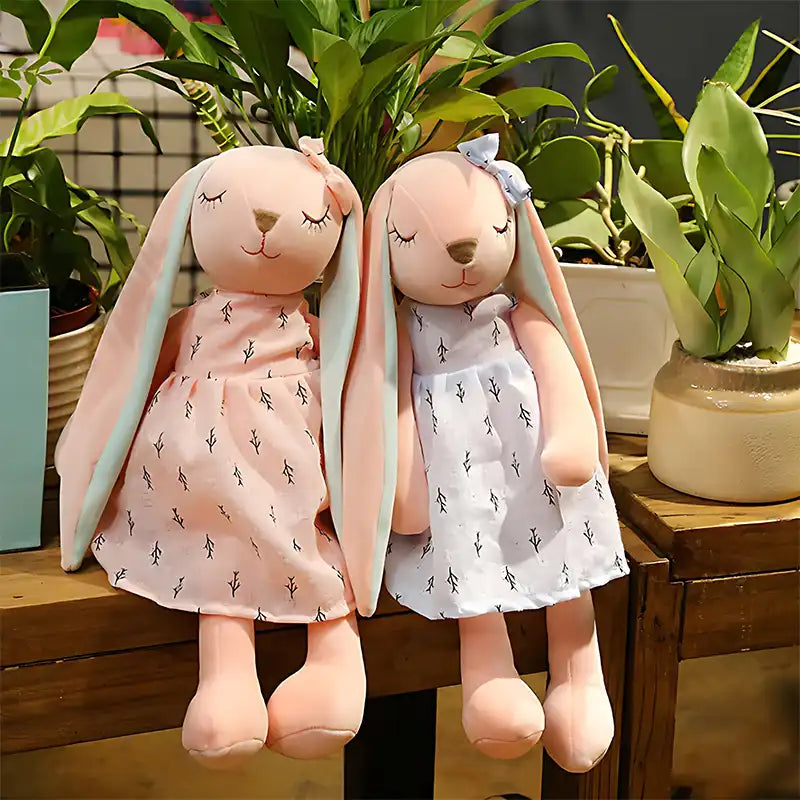 Cuddly Plush Floppy-Eared Bunny Toy