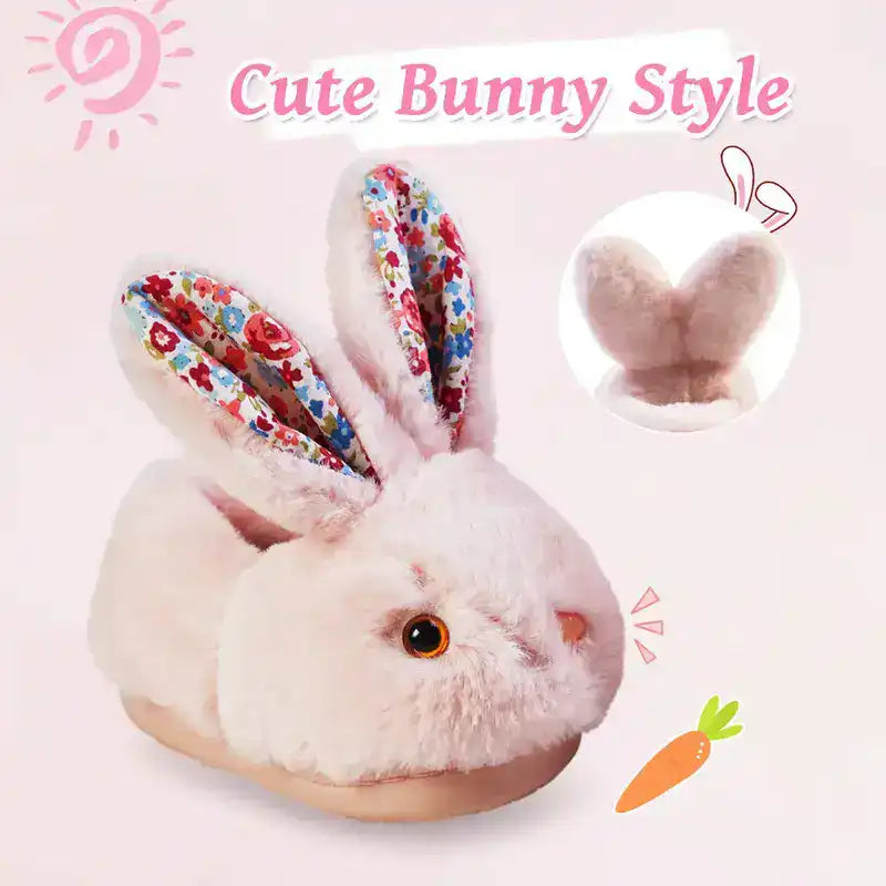 Cute Toddler Bunny Slippers for Comfort and Safety - CutePopToy